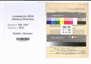 Entnazifizierung Hermann Mueller , geb. 03.07.1896 (Masseur)