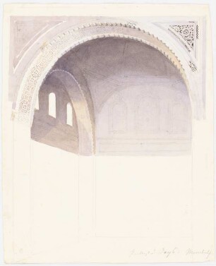 Pallast, Fès (?): Ansicht Gewölbe