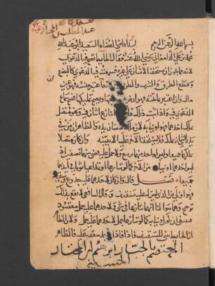 [Masāʾil al-ḥīṭān wa-'ṭ-ṭuruq]