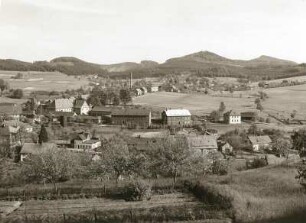 Oberkreibitz (heute Horní Chřibská /Tschechien). Ortsteilansicht von Norden