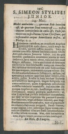S. Simeon Stylites Iunior.