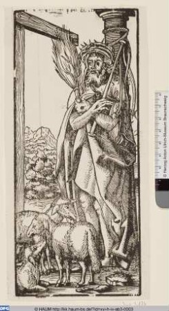 Christus vor der Geißelsäule als Schmerzensmann und guter Hirte