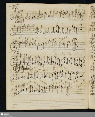 52. Horn, Johann Caspar: Sarabandes