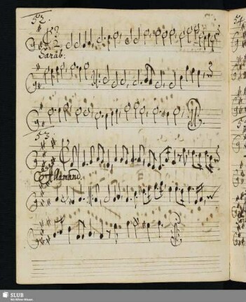 52. Horn, Johann Caspar: Sarabandes