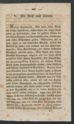V. Die Reise nach Europa. [Eilfter - Zwölfter Abend.]