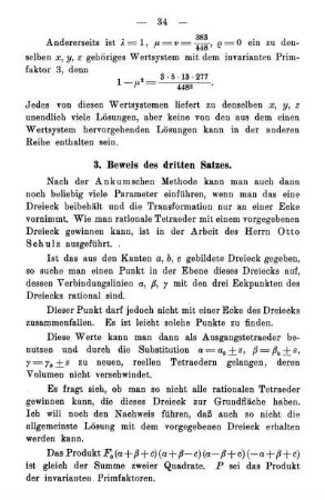 3. Beweis des dritten Satzes