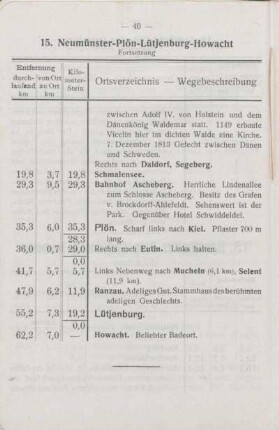 14. Segeberg - Oldesloe - Ratzeburg