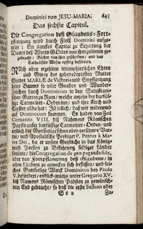 Das sechste Capitul. - Das zehende Capitul.