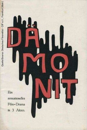 Filmprogramm von "Dämonit"