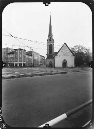 Gera. Trinitatiskirche (1609-1611; Turmbau 1899; F. Köberlein). Ansicht von Nordwest