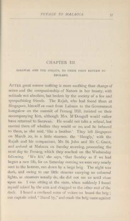 Chapter III. Sarawak and the straits ...