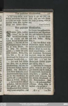 Von geistlicher Wachsamkeit.