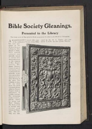 Presented to the library