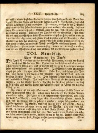 XXXI. Grundsatz. - XL. Grundsatz.
