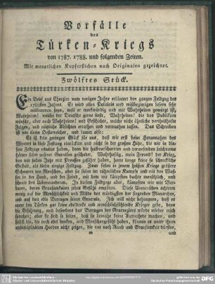 Zwölftes Stück