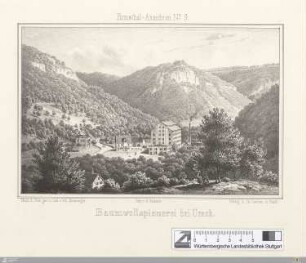 Baumwollspinnerei bei Urach