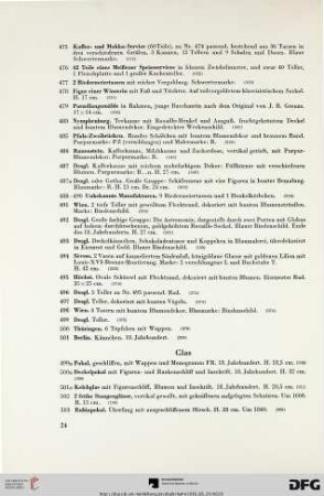 Glas (Nr. 499-507)