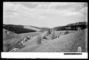 Blick auf Rehefeld im Erzgebirge