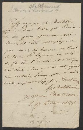 Brief an L. P. M. Norblin : 17.04.1828
