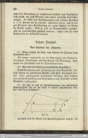 Sechster Abschnitt. Das Theilen der Figuren