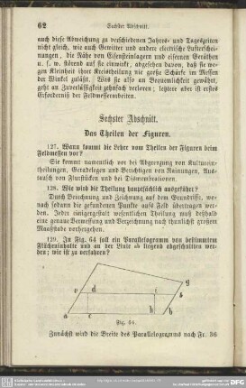 Sechster Abschnitt. Das Theilen der Figuren