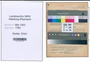 Entnazifizierung Erich Korten , geb. 30.03.1908 (Kaufmann)