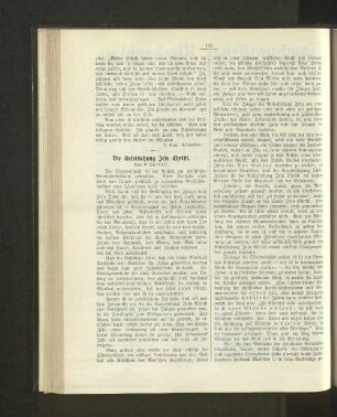 Die Auferstehung Jesu Christi.