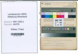 Entnazifizierung Franz Weber , geb. 08.06.1884 (Rechtsanwalt)
