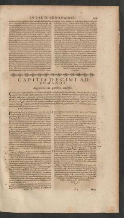 Capitis Decimi Ad Romanos