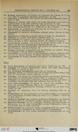 Glas (Nr. 884-909)