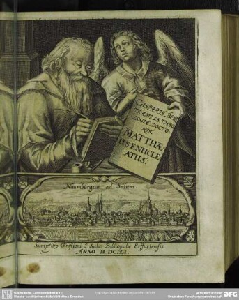 Sumptibo Christiani a Saher Bibliopolae Erffurtensis. Anno M.DC.LI