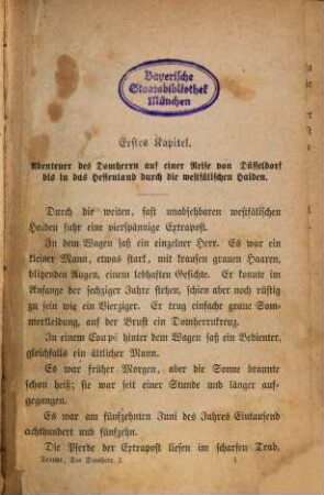 Der Domherr : histor. Roman, 1