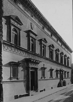 Bologna, Palazzo Albergati, Abschluss 1584 durch Lazzaro Casario; Peruzzi, Baldassare Tommaso