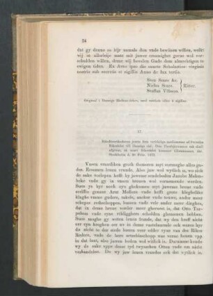 17. [Riksrådet till rådet i Danzig om d:o, dat. Stockholm den 20 Febr. 1473.]