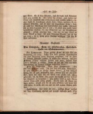 Neunter Auftritt. Die Vorigen. Frau von Mißwachs. Lottchen. Herr von Schnopermel.