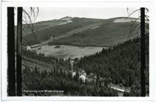 Wildenthal. Auersberg von Wildenthal aus gesehen