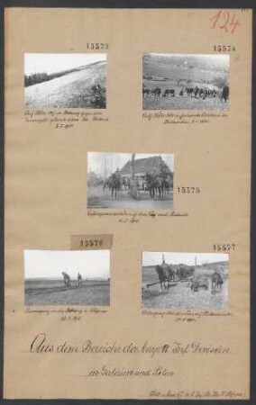 In Galizien und Polen: Einweisung in die Stellung ö. Skopow 13.05.1915