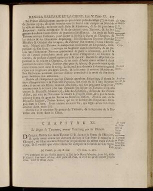 Chapitre XI. Le Regne de Tutemur, nommé Ventsong par les Chinois.