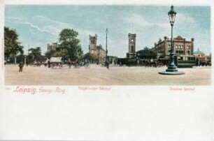 Leipzig: Georgi-Ring, Magdeburger Bahnhof, Dresdner Bahnhof