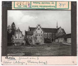 Chorin, ehem. Zisterzienserkloster: Gesamtansicht von Süden