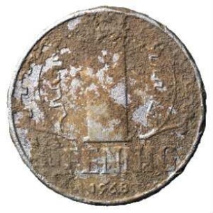 Fundmünze, Pfennig, 1968