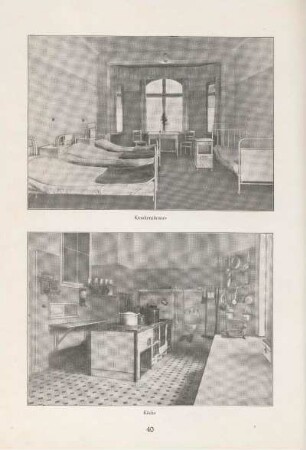 Krankenzimmer ; Küche