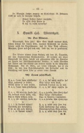 X. Symski czaß. Winterszeit