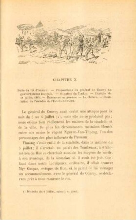 Chapitre X. Fuite de roi d'Annam ...