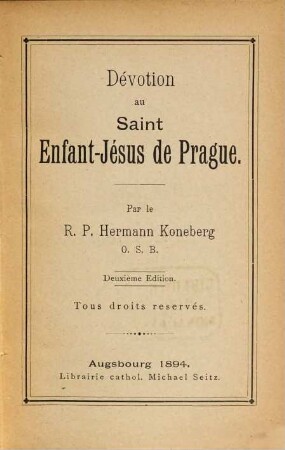 Dévotion au Saint Enfant-Jésus de Prague