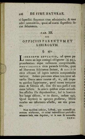 Cap. XII. De Officiis Parentum Et Liberorum