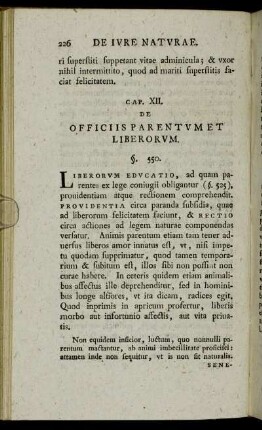 Cap. XII. De Officiis Parentum Et Liberorum