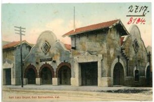 San Bernardino. Salt Lake Depot, San Bernardino, Cal.