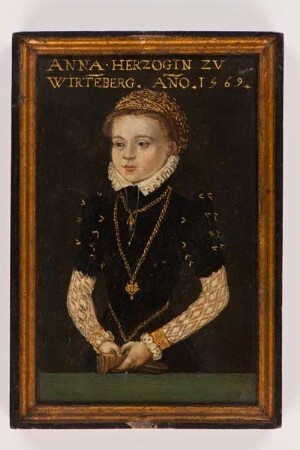 Miniaturporträt der Herzogin Anna von Württemberg