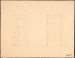 Haus Darré, Berlin-Dahlem Umbau: Haustür 1:10
